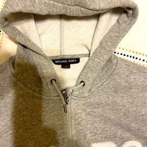 Mens Michael Koors sweat suit with hood